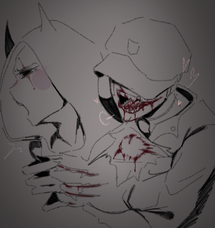 Ilustración reciente con estética Hiumi: dulce y macabra